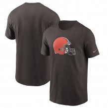 Cleveland Browns - Primary Logo NFL Brown T-shirt