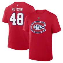 Montreal Canadiens - Lane Hutson Red NHL T-shirt