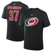 Carolina Hurricanes- Andrei Svechnikov Black NHL T-Shirt