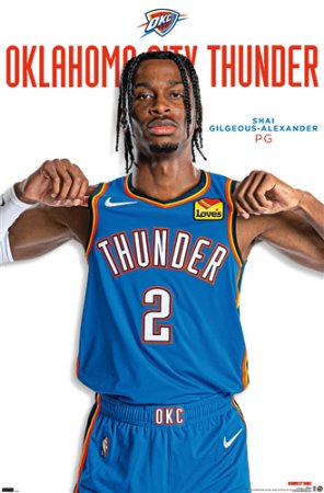 Oklahoma City Thunder - Shai Gilgeous-Alexander Poster