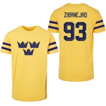 Švédsko - Mika Zibanejad 2026 Hokejový Tričko