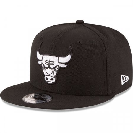 Chicago Bulls - Black and White Logo NBA Kappe