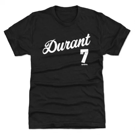 Brooklyn Nets - Kevin Durant Script Black NBA T-Shirt