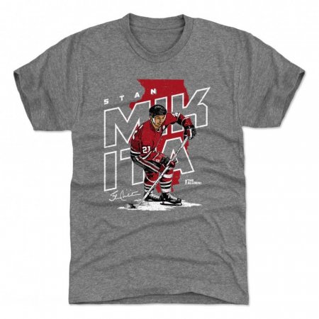 Chicago Blackhawks - Stan Mikita Player Gray NHL Shirt