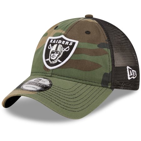 Las Vegas Raiders - Basic Camo Trucker 9TWENTY NFL Hat