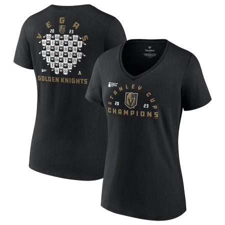 Vegas Golden Knights Women's - 2023 Stanley Cup Champs Roster NHL T-Shirt