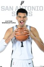 San Antonio Spurs - Victor Wembanyama Feature NBA Plakát