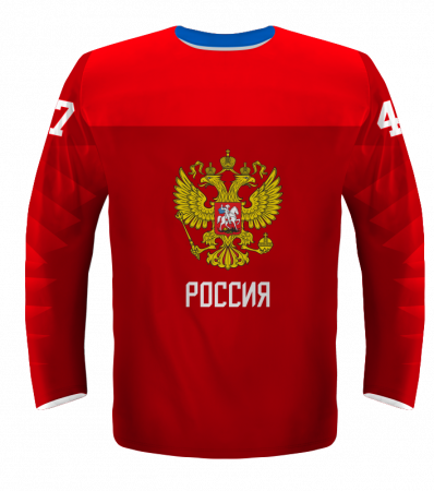 Rusko - 2018 MS v Hokeji Replica Fan Dres/vlastné meno a číslo - Veľkosť: Brankárska veľkosť