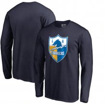 Los Angeles Chargers - Vintage Shield Logo NFL Long Sleeve  T-Shirt