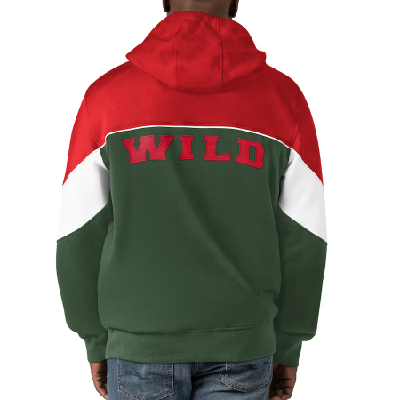 Minnesota Wild - Power Forward NHL Bluza s kapturem