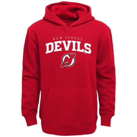 New Jersey Devils Dziecięca - Team Lockup NHL Bluza z kapturem