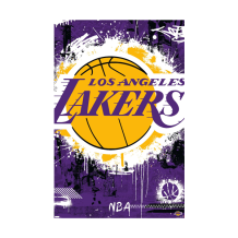 Los Angeles Lakers - Maximalist NBA Poster