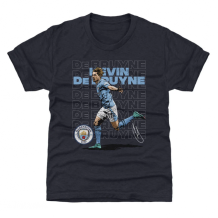 Manchester City Kinder - Kevin De Bruyne Outline Name T-Shirt