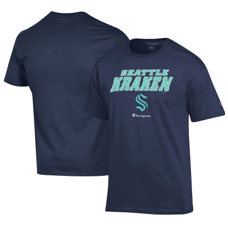 Seattle Kraken - Champion Jersey NHL Logo NHL T-Shirt