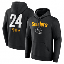 Pittsburgh Steelers - Joey Porter Jr. Wordmark NFL Bluza z kapturem