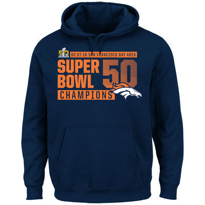 Denver Broncos - Super Bowl 50 Champions Winners Take NFL Hoodie