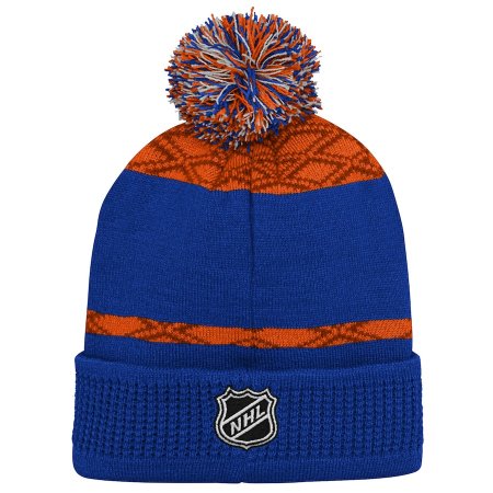 New York Islanders Youth - Puck Pattern NHL Knit Hat
