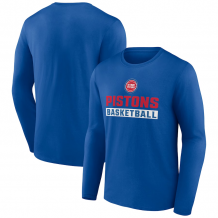 Detroit Pistons - Let's Go NBA Long Sleeve T-Shirt