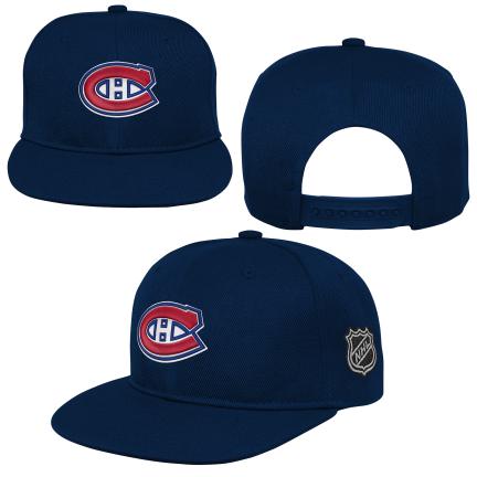 Montreal Canadiens Kinder - Logo Flatbrim NHL Cap