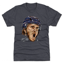 Edmonton Oilers Youth - Connor McDavid Scream Navy NHL T-Shirt