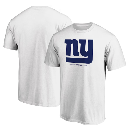 New York Giants - Team Lockup White  NFL T-Shirt