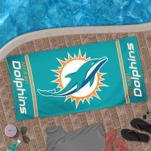 Miami Dolphins - Beach NFL Handtuch