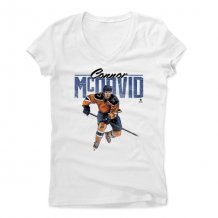 Edmonton Oilers Womens - Connor McDavid Retro NHL T-Shirt