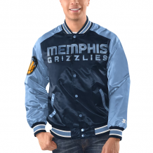 Memphis Grizzlies - Full-Snap Varsity Satin NBA Jacket