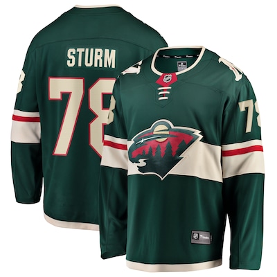 Minnesota Wild - Nico Sturm Breakaway Home NHL Jersey - Wielkość: XS