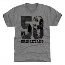 Pittsburgh Penguins - Kris Letang Game Gray NHL T-Shirt