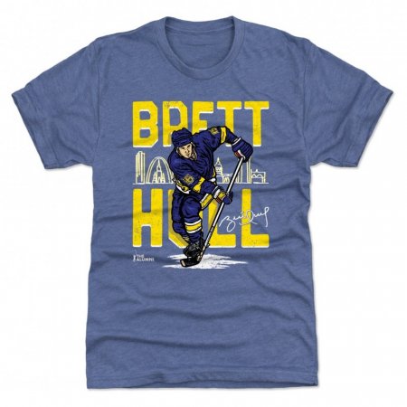 St. Louis Blues - Brett Hull Toon Blue NHL T-Shirt