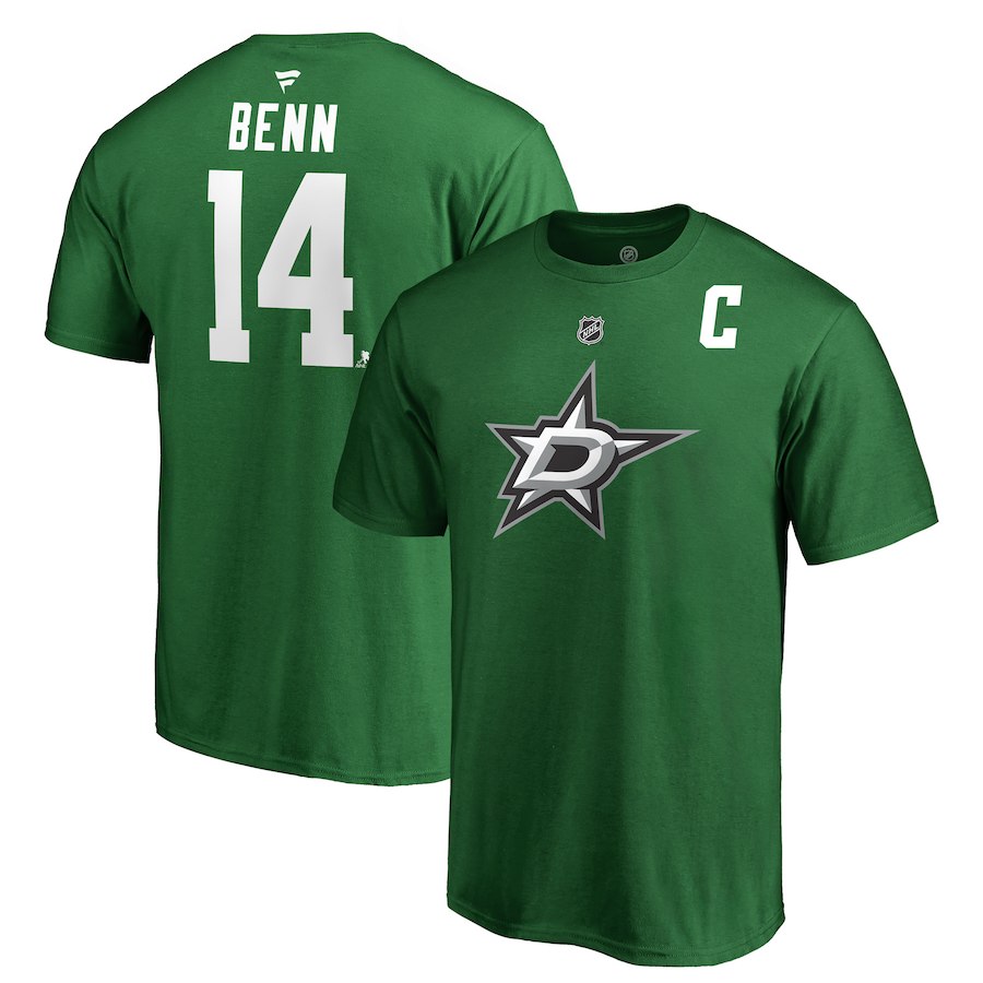 Dallas Stars - Jamie Benn Stretch NHL T-Shirt :: FansMania