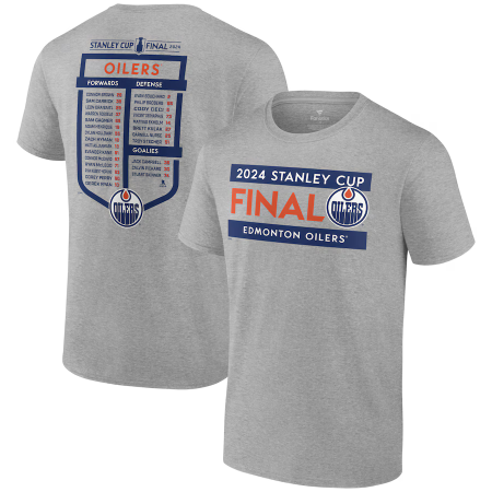 Edmonton Oilers - 2024 Western Conference Champs Roster NHL T-Shirt