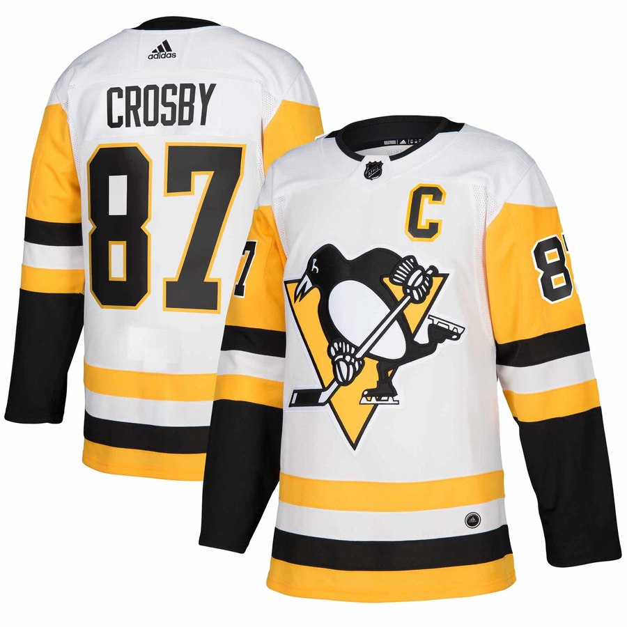 Adidas Pittsburgh Penguins Sidney Crosby Authentic Pro Jersey White
