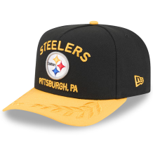 Pittsburgh Steelers - 2025 Draft 9Fifty Black NFL Kšiltovka