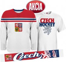 Tschechische Republik - Aktion 1 - Trikot + T-shirt + Schal Fan Set