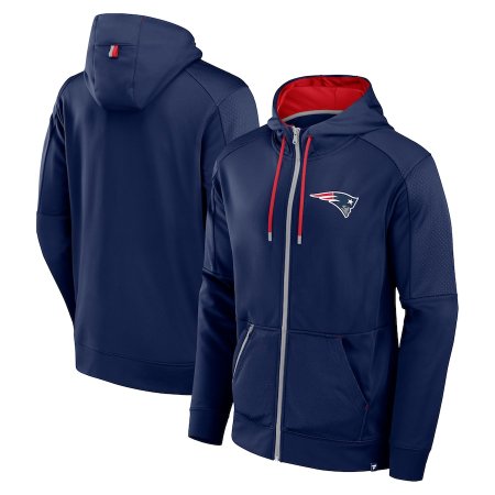 New England Patriots - Defender Full-zip NFL Mikina s kapucňou