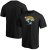 Jacksonville Jaguars - Team Lockup Black NFL T-Shirt