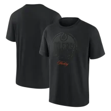 Edmonton Oilers - Blackout Heavyweight NHL T-Shirt