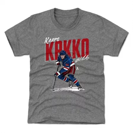 New York Rangers Dětské - Kaapo Kakko Chisel Gray NHL Tričko