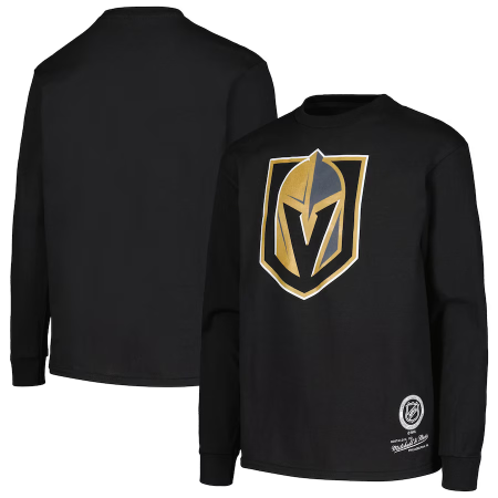 Vegas Golden Knights Dziecia - Throwback Logo NHL Koszulka z długim rękawem