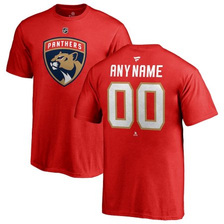 Florida Panthers - Team Authentic NHL T-Shirt with Name and Number