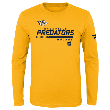 Nashville Predators Youth - Authentic Pro NHL Long Sleeve T-Shirt