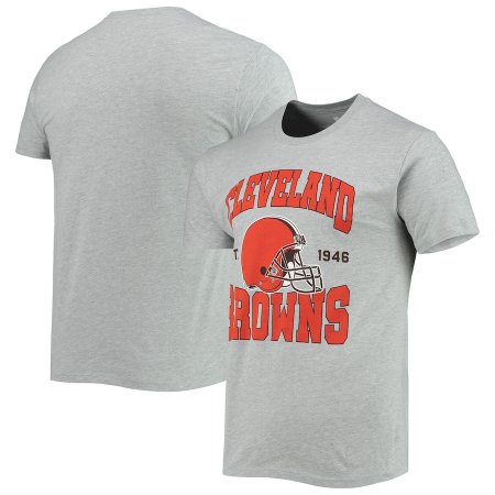 Cleveland Browns - Helmet Gray NFL T-Shirt
