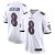 Baltimore Ravens - Lamar Jackson Game White NFL Jersey