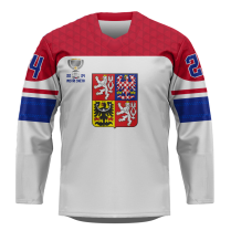 Czechia - 2024 World Champions Hockey Replica Fan Jersey White