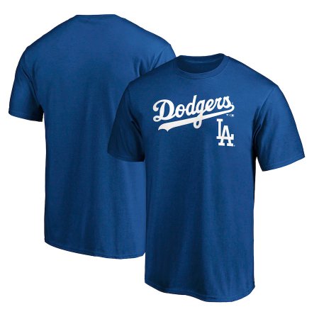 Los Angeles Dodgers - Team Lockup Royal MLB T-Shirt