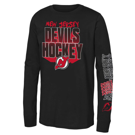 New Jersey Devils Dziecięca - Standout NHL Koszulka z długim rękawem