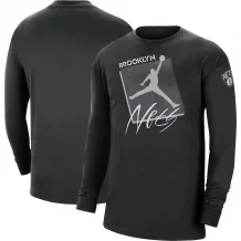 Brooklyn Nets - Jordan Brand Courtside Statement NBA Long Sleeve T-Shirt