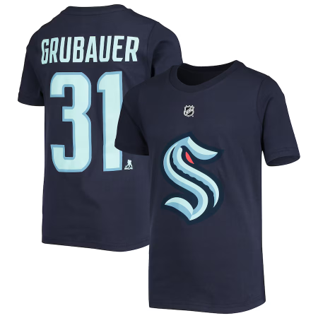 Seattle Kraken Dětské - Philipp Grubauer NHL Tričko